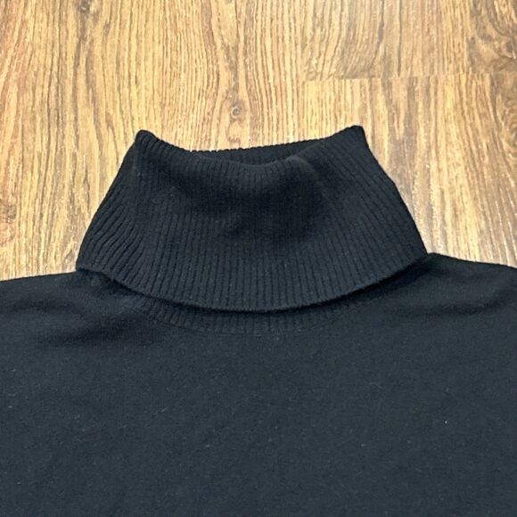 Summersalt Sweater Womens Small Cashmere Fine Merino Wool Two Tone White Black - Picture 6 of 8